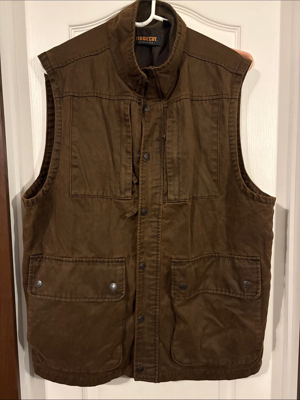 Ridgecut Brown Canvas Utility Vest